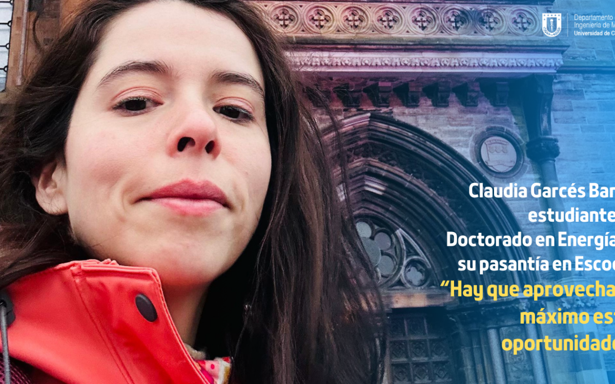 Claudia Garcés Barría l Departamento de Ingeniería de Materiales de la Universidad de Concepción